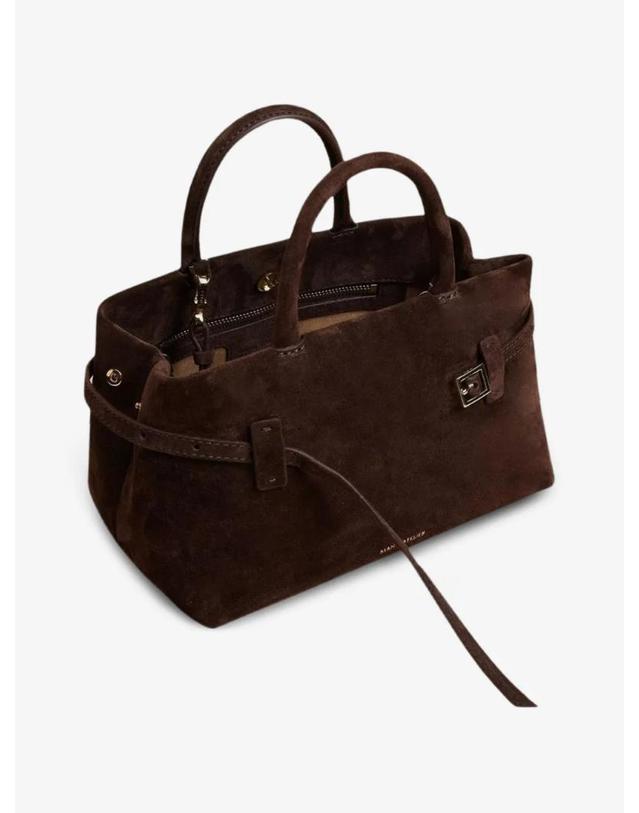 마누 아틀리에 마누아틀리에 [해외직구] 26 FW 마누아틀리에 25 르 깜봉 스웨이드 토트 백 2024377DEEPBROWN TP457724114 착용컷