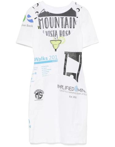 [해외직구] 26 FW 마린세르 그래픽 티셔츠 미니 드레스 WDR230AUJER0003 TP455903004