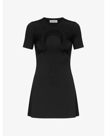 [해외직구] 26 FW 마린세르 문 디테일 개더 미니 드레스 WDR443ACJER0100BK99 TP455304669