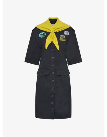 [해외직구] 26 FW 마린세르 스카우트 워크웨어 미니 드레스 WDR456ARWOV0056BL90 TP455530283
