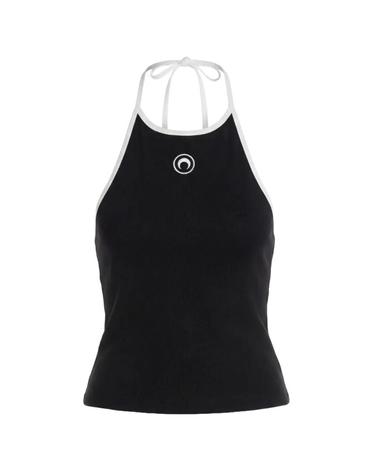 [해외직구] 26 FW 마린세르 로고 디테일 홀터넥 탑 WTO504ACJER0008BK96 TP455444281