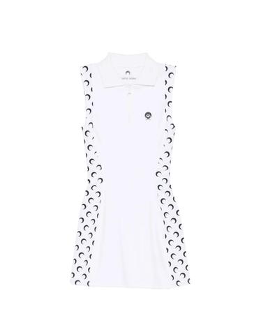 [해외직구] 26 FW 마린세르 문 패널 애슬레저 폴로 미니 드레스 WDR453ACJER0101WH00 TP455226683