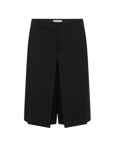 [해외직구] 26 FW 마린세르 플리츠 테일러드 울 서지 버뮤다 쇼츠 MSH018ACWOV0091BK99 TP455683982