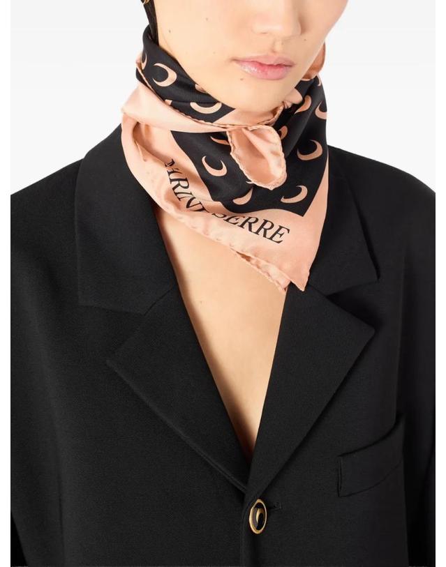 마린세르 [해외직구] 26 FW 마린세르 문 실크 스카프 USC002ACWOV0061IT99 TP454900870 착용컷