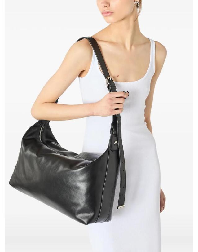 마린세르 [해외직구] 26 FW 마린세르 스무스 레더 메신저 백 UBA007ARLEA0038BK99 TP454861341 착용컷
