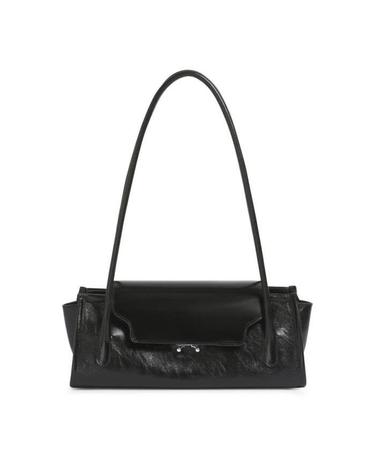 [해외직구] 26 FW 마르니 블랙 Trunk 트렁크 플랩 클로저드 더블핸들 숄더백 00N99