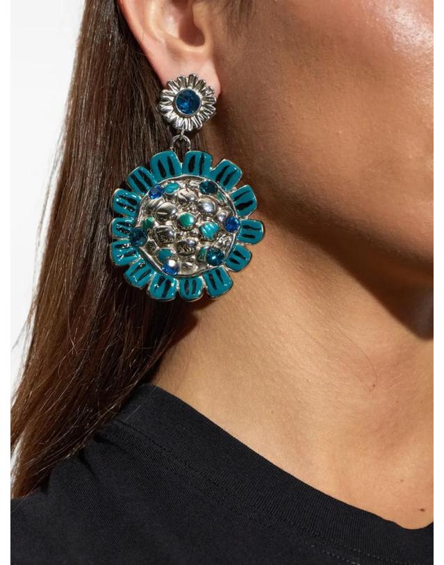 마르니 [해외직구] 26 FW 마르니 floral motif earrings ORMV0712A0P6528 TP459367240 착용컷