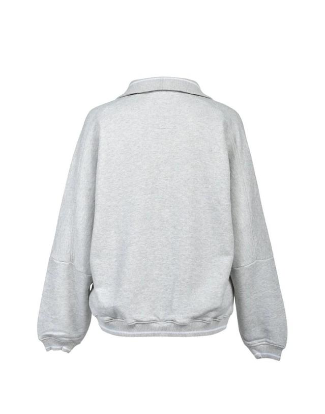마틴로즈 [해외직구] 26 FW 마틴로즈 그래픽 프린트 하프 지퍼 스웨터 NP0A8B38430 TP458686963 착용컷