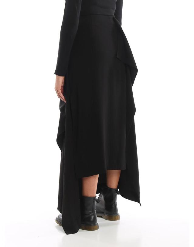 엠씨큐 [해외직구] 19FW MCQ 블랙 비대칭 스커트 567366RNF111000 TP572862981 착용컷
