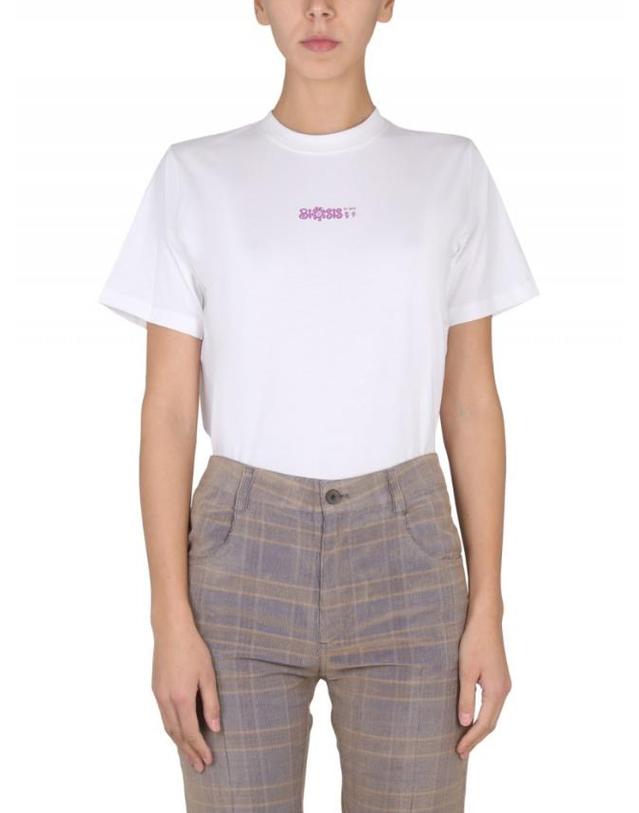 엠씨큐 [해외직구] 22FW MCQ T 셔츠 WITH 로고 624665RTJ169000 TP580035191 착용컷