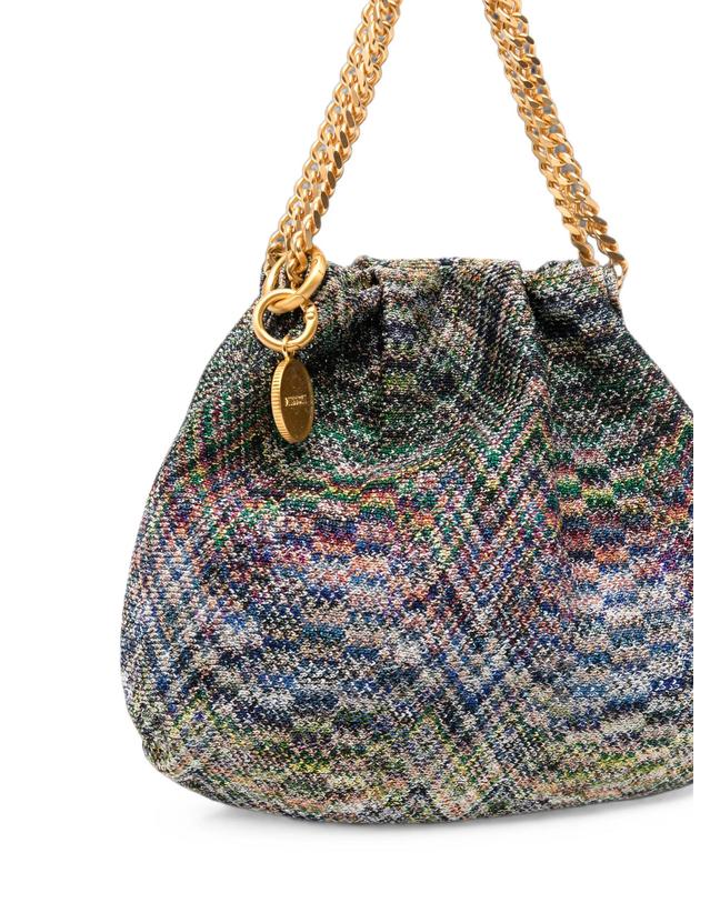 미소니 미쏘니 [해외직구] 미쏘니 mini Stereo Flame drawstring tote bag 12219441021192 TP725553688 착용컷