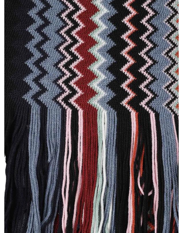 미소니 미쏘니 [해외직구] 26 FW 미쏘니 zigzag fringed scarf SC35WMDA811 TP458437123 착용컷