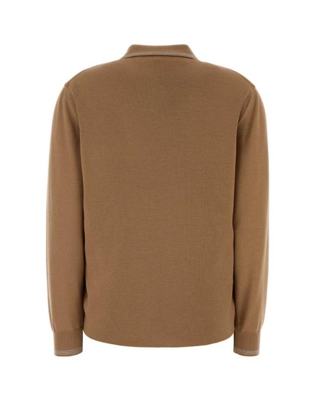 미우미우 [해외직구] 26SS 미우미우 Camel 울 앤 suede 가디건 MMF01RSOOO18TKF0040 TP573018840 착용컷