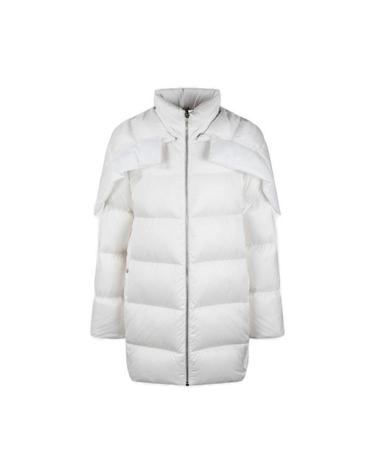[해외직구] 26 FW 몽클레어 x 릭오웬스 후드 사이클로픽 롱슬리브 코트 화이트 MU02D1C02M4426