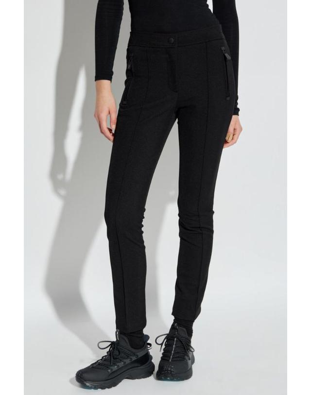 몽클레르 [해외직구] 25FW 몽클레어 블랙 스트레치 폴리에스터 블렌드 pant K20982A0000153064999 TP580065235 착용컷