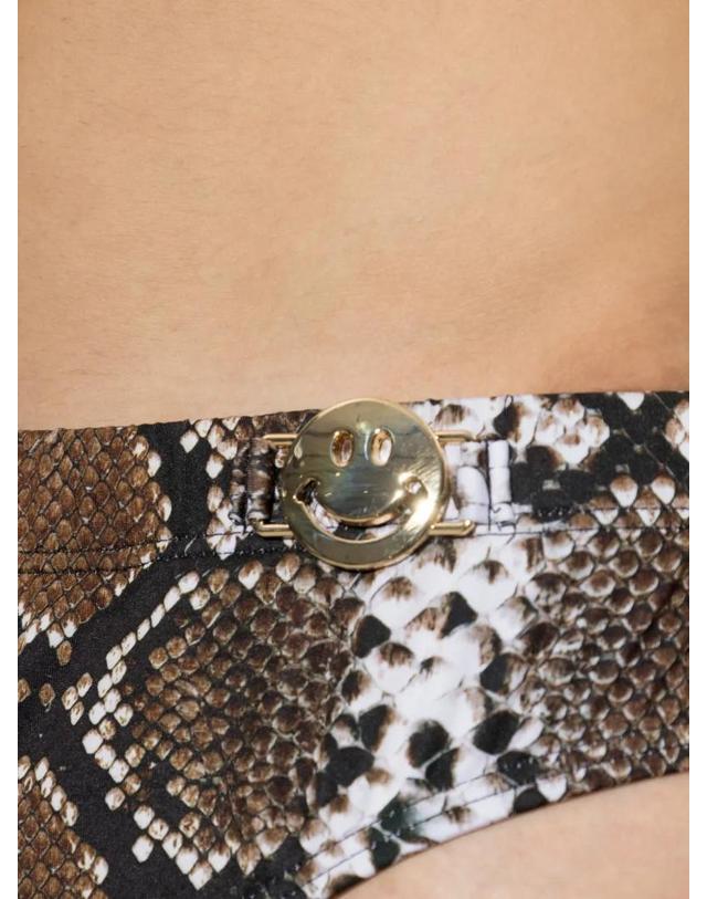 모스키노 [해외직구] 26 FW 모스키노 x Smiley snakeskin print swimming trunks A42159414 TP459101051 착용컷