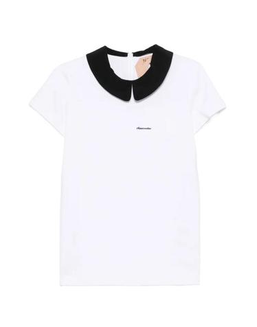 [해외직구] 26 FW N21 콘트라스트 피터팬 칼라 티셔츠 F0314157 TP458855809
