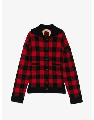 엔21 [해외직구] 26 FW N21 check pattern virgin wool cardigan 26IN2M0A00570810002 TP459984602