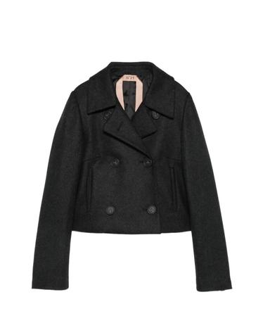 엔21 [해외직구] 26 FW N21 더블 브레스티드 크롭 재킷 L0413165 TP460042352