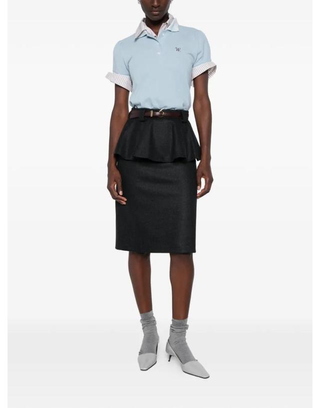 엔21 [해외직구] 26 FW N21 peplum belted midi skirt C0333165 TP459471832 착용컷
