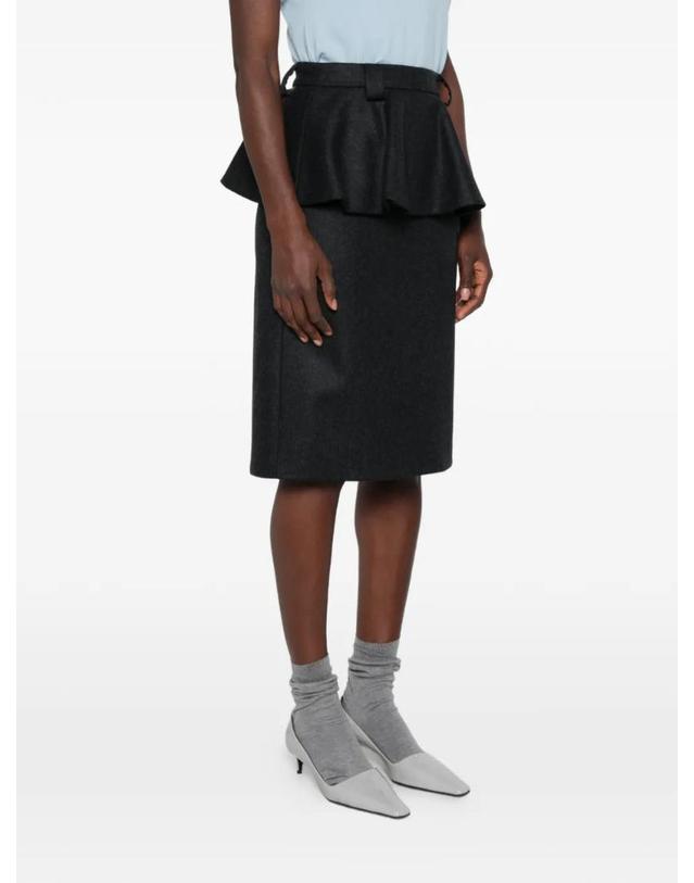 엔21 [해외직구] 26 FW N21 peplum belted midi skirt C0333165 TP459471832 착용컷