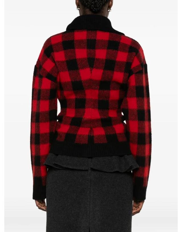 엔21 [해외직구] 26 FW N21 check pattern virgin wool cardigan 26IN2M0A00570810002 TP459984602 착용컷