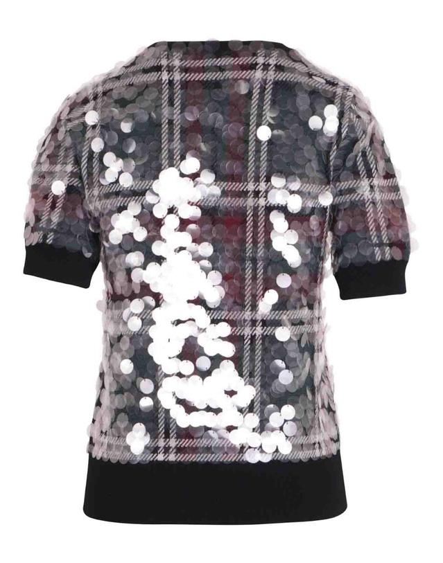 엔21 [해외직구] 26FW 누메로 벤투노 버진 울 스웨터 With 시퀸 26IN2M0A040900600010001 TP582303926 착용컷
