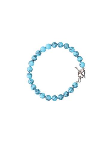 [해외직구] 바늘 모양 비즈 장식 목걸이 TY050 BLUE TP979869731