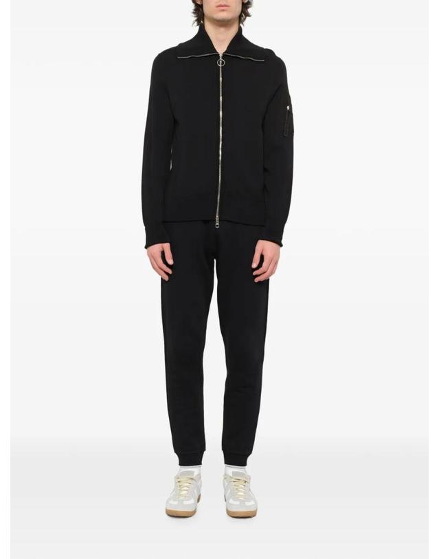 닐 바렛 [해외직구] 26 FW 닐바렛 골지 트리밍 집업 재킷 BMA705C TP456693206 착용컷
