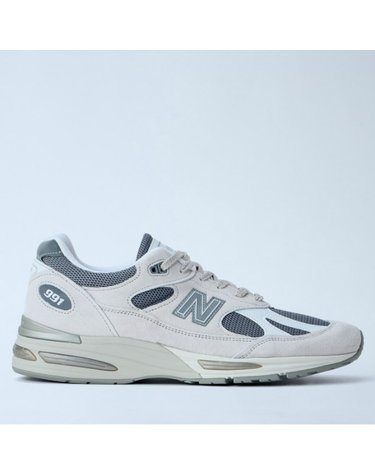 [해외직구] 26 FW Made in UK 991V2 메쉬 판넬 그레이 스니커즈 U991LG2