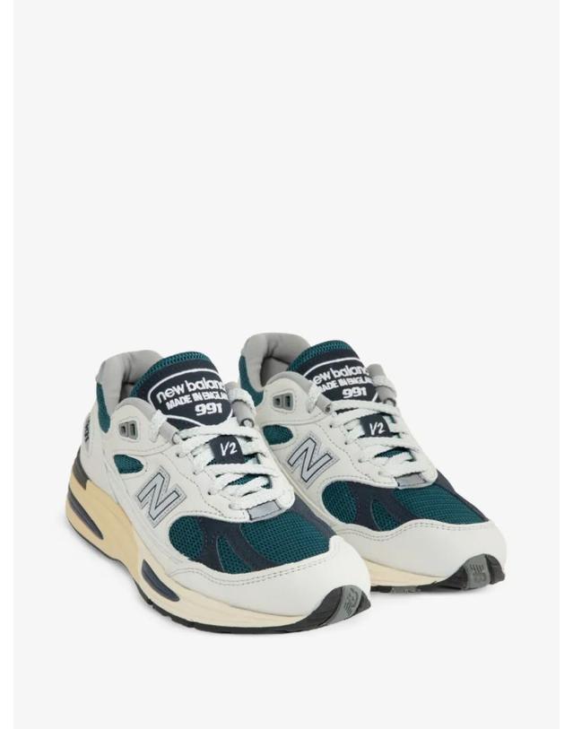 뉴발란스 [해외직구] 26 FW 메이드 인 UK 991V2 패널 레더 스니커즈 U991T02 TP458971808 착용컷