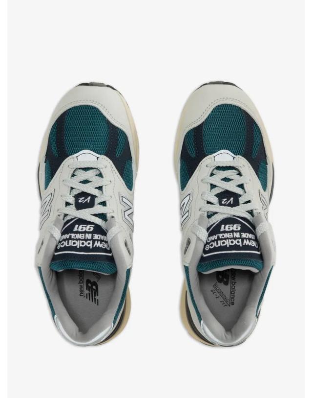 뉴발란스 [해외직구] 26 FW 메이드 인 UK 991V2 패널 레더 스니커즈 U991T02 TP458971808 착용컷