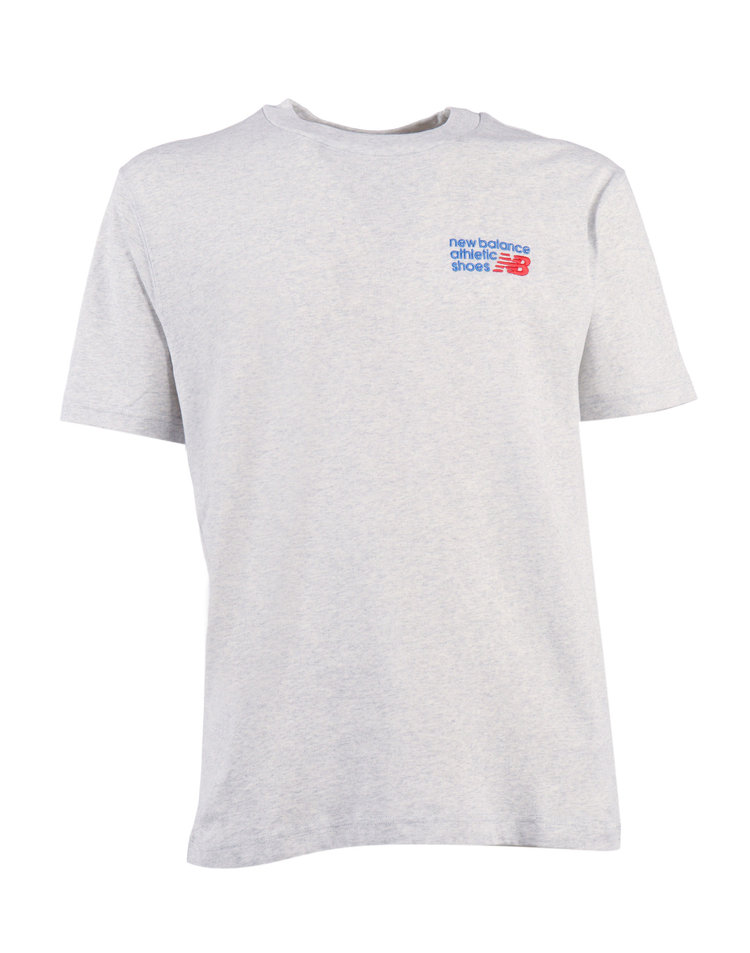 뉴발란스 [해외직구] 26SS 뉴 밸런스 Athletics 프리미엄 로고 T 셔츠   아쉬 HEATHER MT41908AHH아쉬HEATHER TP576329581