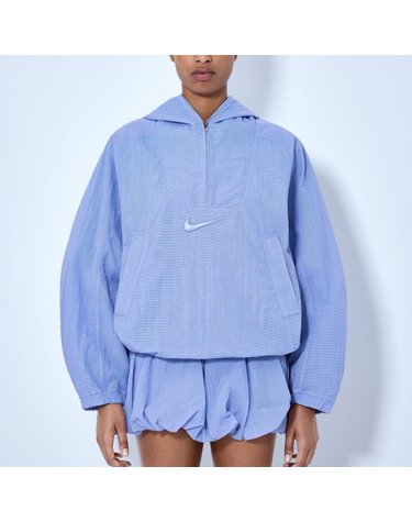 [해외직구] 26 FW 나이키 로고 디테일 하프 집업 후드 아노락 자켓 라일락 IM3995 533