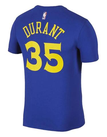 [해외직구] 26 FW 나이키 X NBA 골든 스테이트 워리어스 케빈 듀란트 라운드 넥 티셔츠 870774 TP455944460