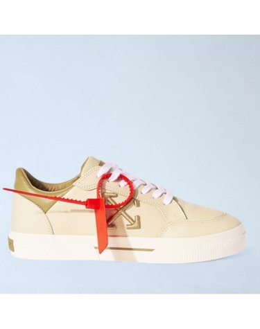 [해외직구] 26 FW 오프화이트 Vulcanized 벌커나이즈 스니커즈 크림 OWIA288S25LEA0010A6D