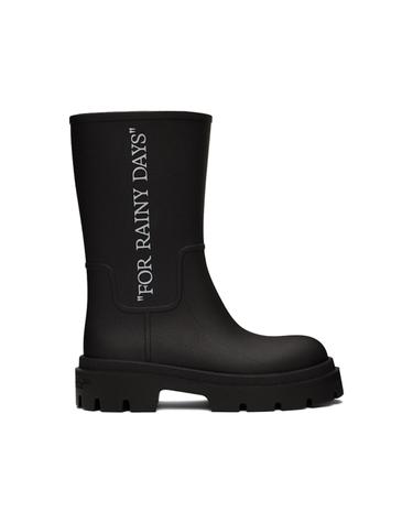 [해외직구] 26 FW 오프화이트 블랙 리부트 레이니 데이 부츠 262607M223000