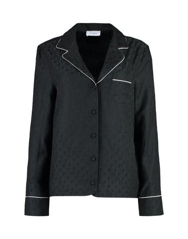 [해외직구] 24FW Off 화이트 off 자카드 파자마 셔츠 OWGE016F23FAB0021010 TP577680251