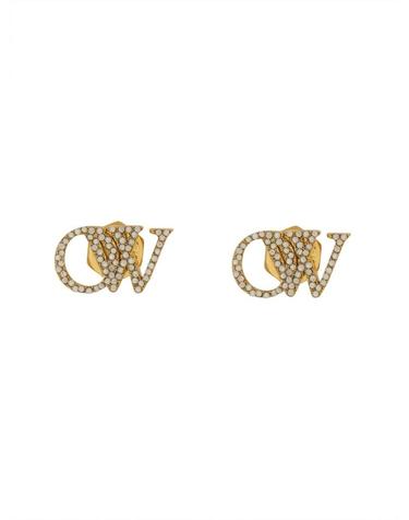 [해외직구] Off 화이트 황동 귀걸이 OWOD299C99MET0017672 TP582135017