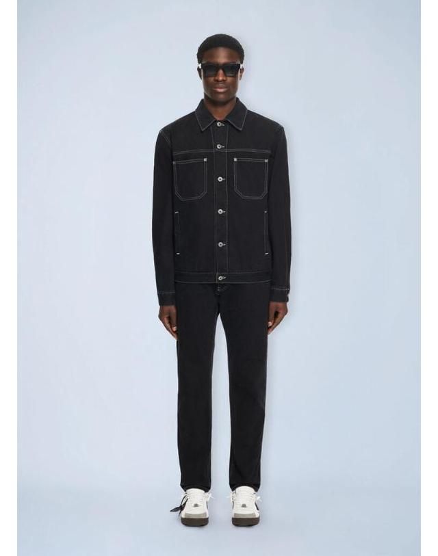 오프화이트 [해외직구] 26 FW 오프화이트 남성 Half Arrow Tapered Jeans 44XYA175S26D001019 TP876918507 착용컷