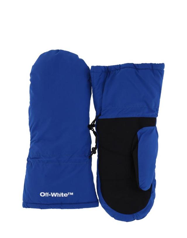 오프화이트 [해외직구] 22FW Off 화이트 프린트 MITTEN 장갑 OMNE038F22FAB0014501 TP580030220 착용컷