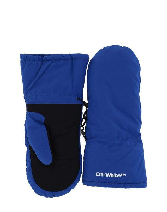 오프화이트 [해외직구] 22FW Off 화이트 프린트 MITTEN 장갑 OMNE038F22FAB0014501 TP580030220 착용컷
