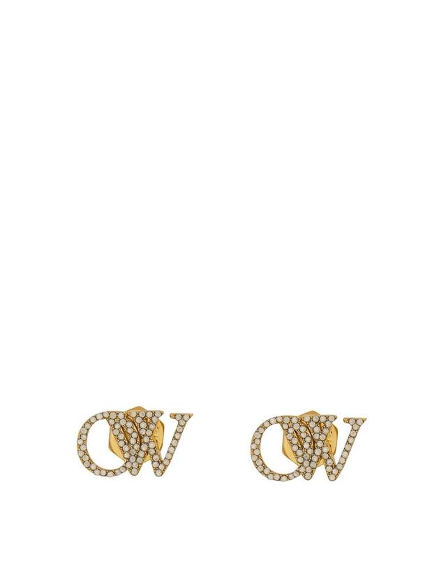 오프화이트 [해외직구] Off 화이트 황동 귀걸이 OWOD299C99MET0017672 TP582135017 착용컷