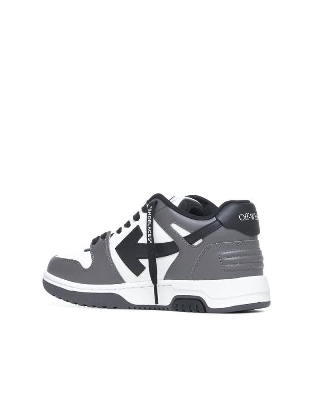 오프화이트 [해외직구] 26FW Off 화이트 아웃 Of Office 스니커즈 in 다크 grey 화이트 블랙 OMIA189C99LEA0130710 TP580120502 착용컷