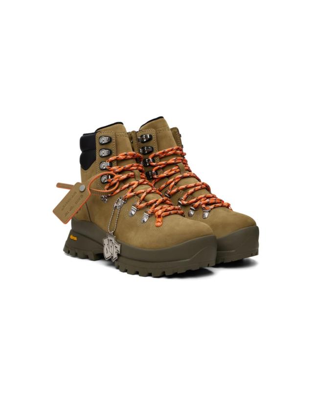 오프화이트 [해외직구] 26 FW 오프화이트 카키 하이킹 부츠 262607M255000 착용컷