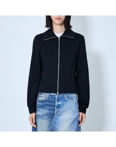 [해외직구] 26 FW 아워레가시 풀 집업 칼라 크롭 코튼 니트 자켓 W2266SCE