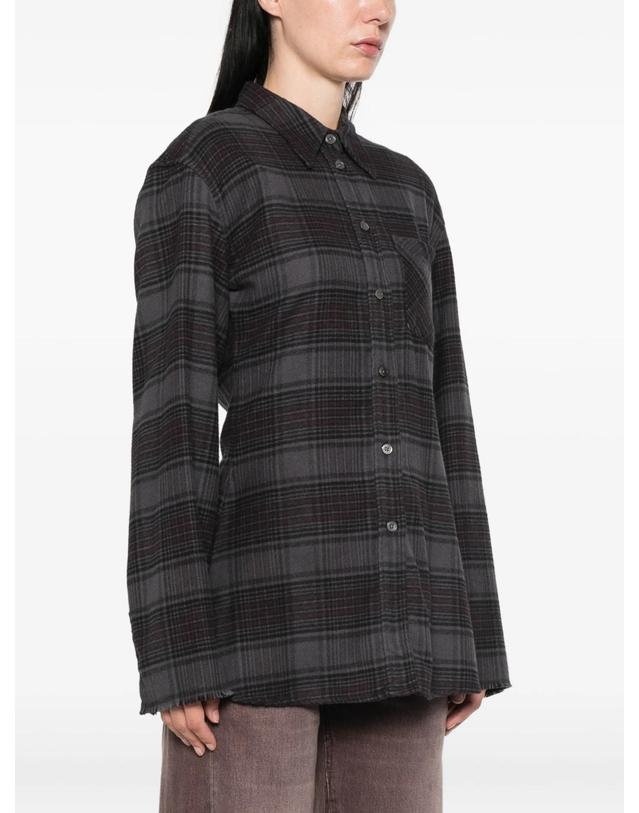 아워 레가시 [해외직구] 아워레가시 Daisy checkered shirt 12188733800712 TP725389106 착용컷