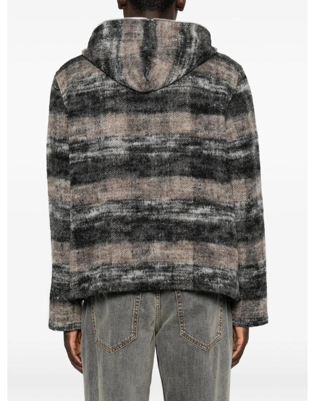 아워 레가시 [해외직구] 아워레가시 check pattern zip up hoodie 12188732489992 TP725387863 착용컷