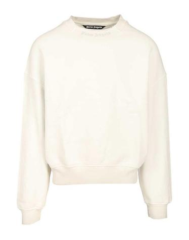 [해외직구] 25FW 팜엔젤스 Curved 로고 루즈 칼라 크루 Off 화이트 PMBA08KF25FLE001030B TP580028022