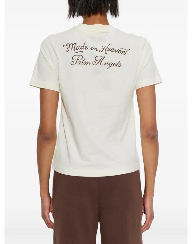 팜엔젤스 [해외직구] 26 FW 팜앤젤스 logo print cotton T shirt PAWAA006JR0040360 TP459246957 착용컷